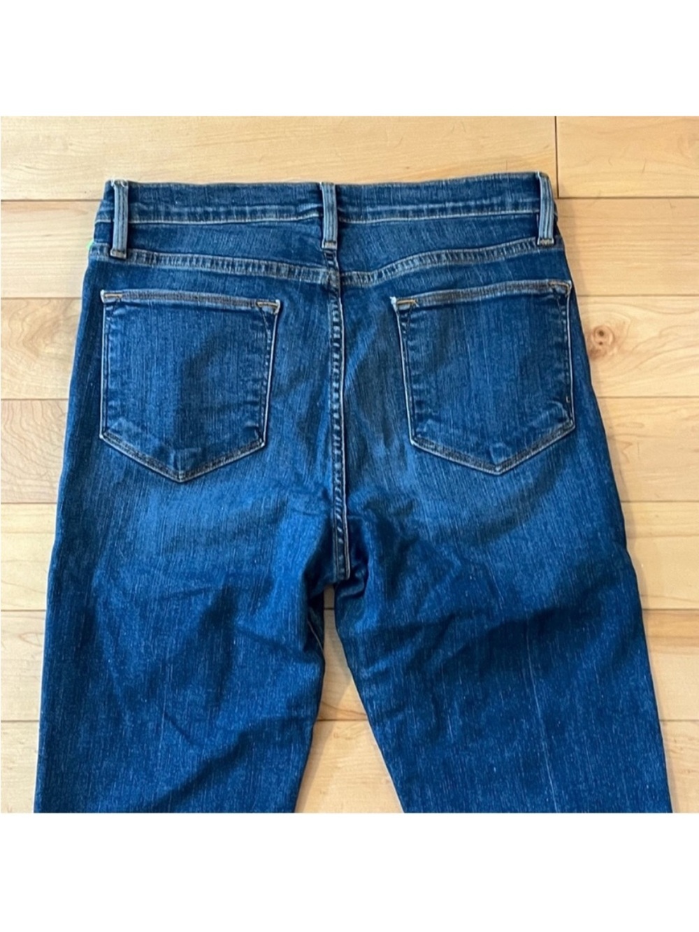 FRAME DENIM Le High Flare Raw Hem Crop in Neosho size 29 - Picture 12 of 12
